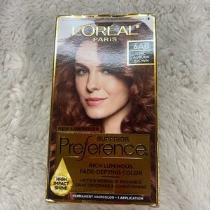 L'Oreal Paris Superior Preference #6AB CHIC AUBURN BROWN Permanent Hair Color